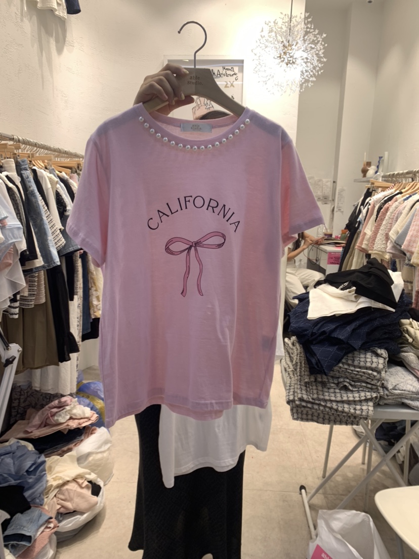 ABLE STUDIO韓國直郵東大門實拍女裝新品真品推薦時尚休閑T恤CONFETTIT恤圖色2