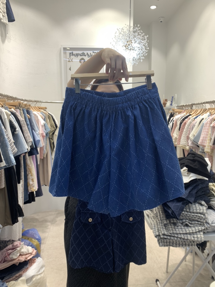 ABLE STUDIO韓國直郵東大門代購女裝新品職業24春夏短褲CONFETTI短褲