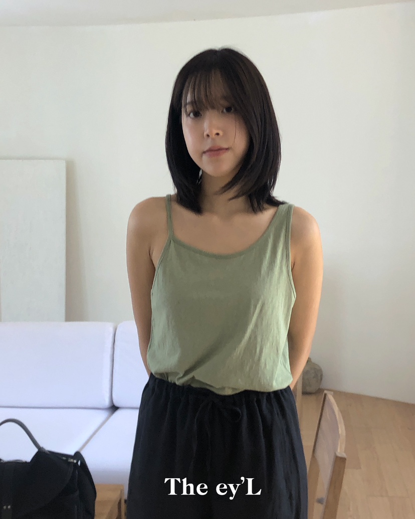 EYL/ALIVE INDUSTRY直郵韓國代購女裝新款職業24春夏吊帶背心EYL/Lenil/ALIVE INDUSTRY吊帶/背心