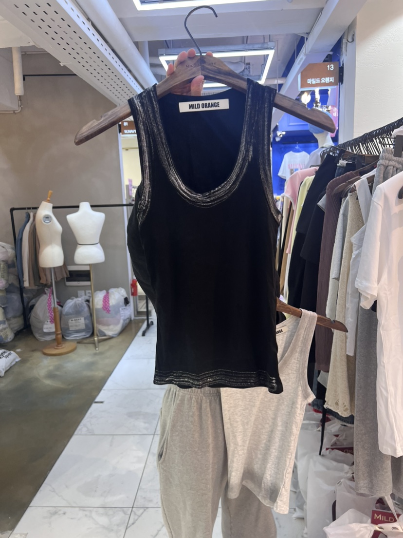 MILD ORANGE韓國直郵東大門實拍女裝新款休閑人氣吊帶背心MILD ORANGE吊帶/背心圖色2