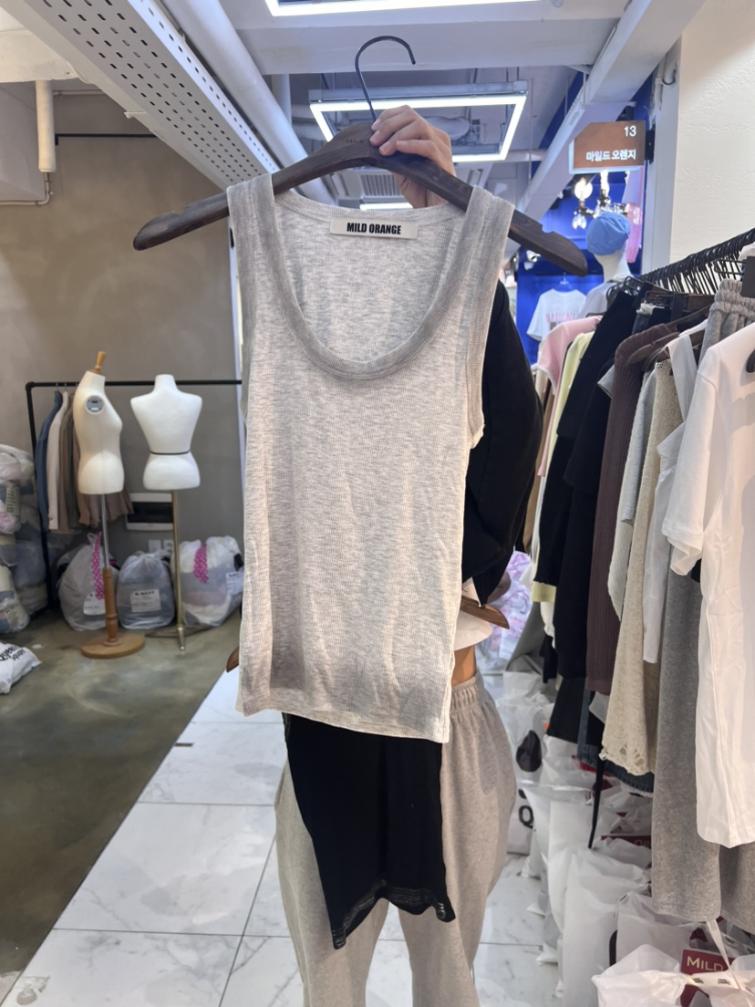 MILD ORANGE韓國直郵東大門實拍女裝新款休閑人氣吊帶背心MILD ORANGE吊帶/背心圖色3