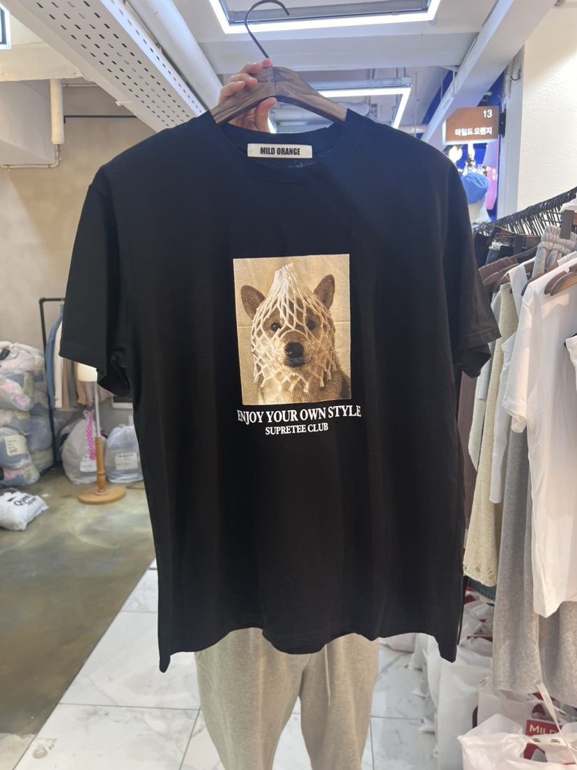 MILD ORANGE韓國直郵女裝新品時尚真品職業人氣推薦熱賣T恤MILD ORANGET恤圖色2