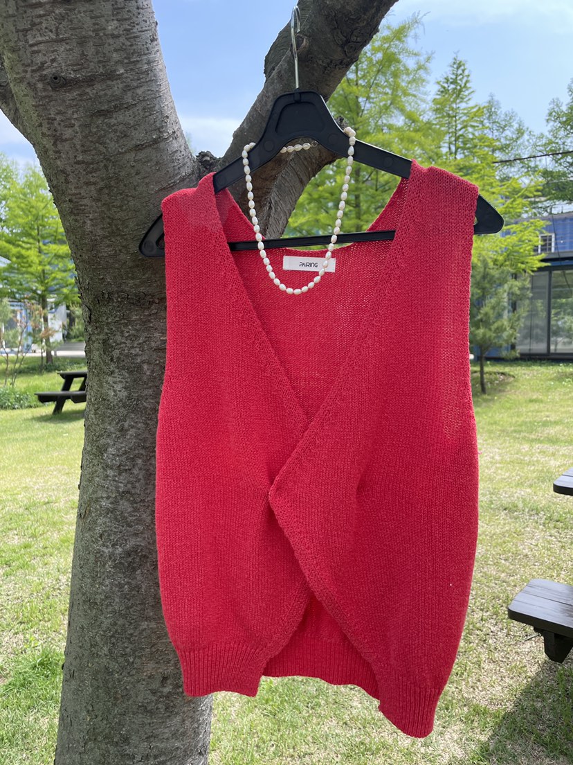 PAIRING直郵韓國代購女裝新品真品休閑熱賣時尚吊帶背心亞麻PAIRING吊帶/背心圖色4