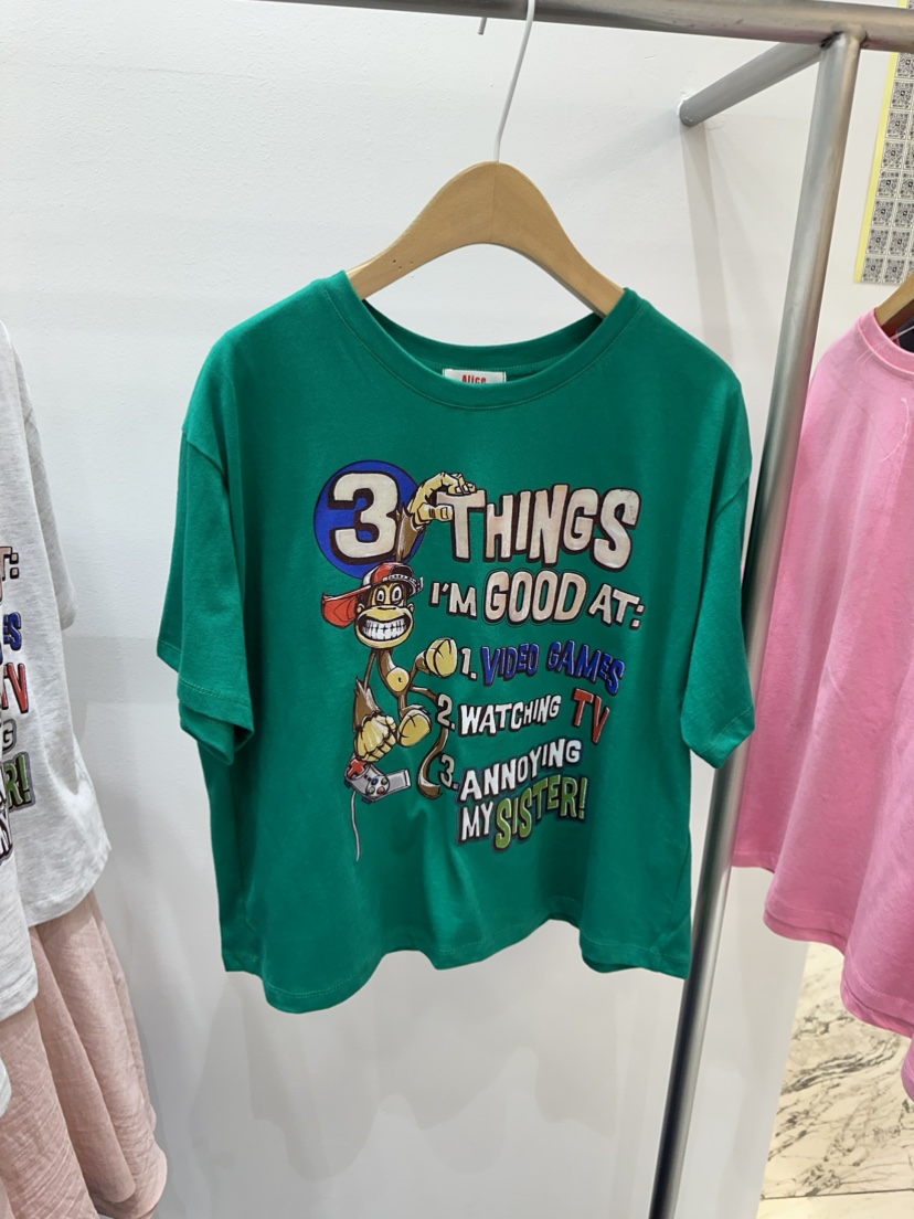 plat/ALICE N GIA韓國直郵東大門代購女裝新品時尚休閑T恤Platseoul/ALICE N GIAT恤圖色2