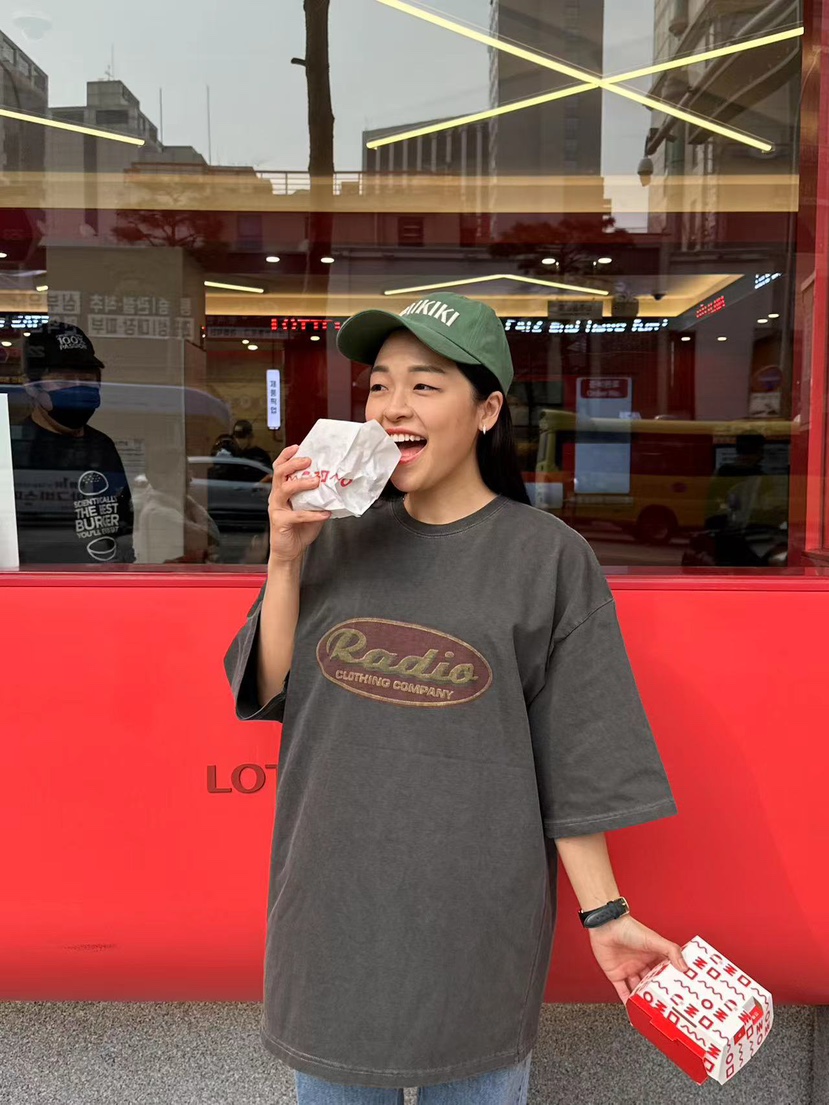 REDDISH BROWN直郵韓國代購女裝新款職業熱賣休閑時尚真品T恤REDDISH BROWNT恤