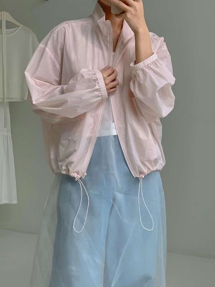 STAY HERE韓國直郵東大門代購女裝新品休閑職業推薦時尚夾克LOVE SOME-OT夾克