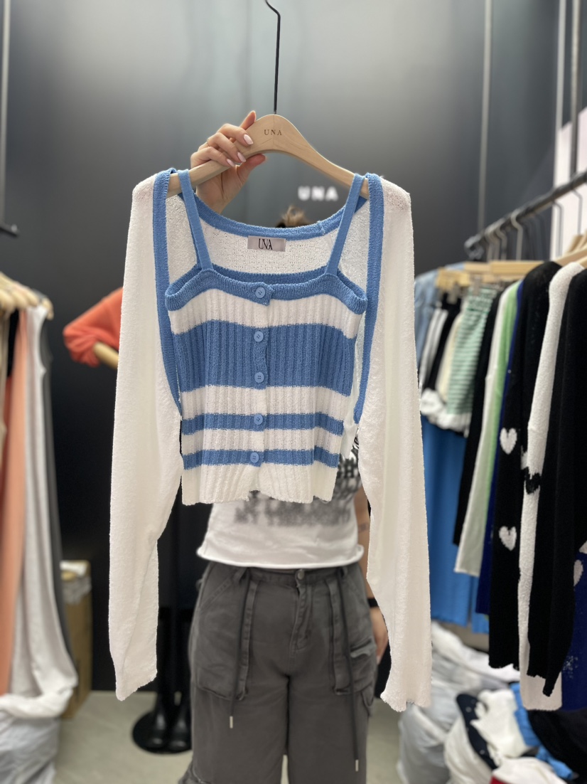UNA直郵韓國代購女裝新品人氣職業休閑時尚真品推薦熱賣套裝THEMAY/UNA套裝