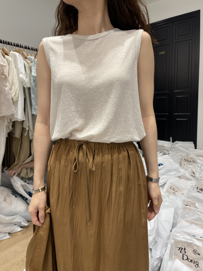 VENIR直郵韓國代購女裝新款熱賣職業時尚24春夏真品吊帶背心VENIR-a吊帶/背心圖色5