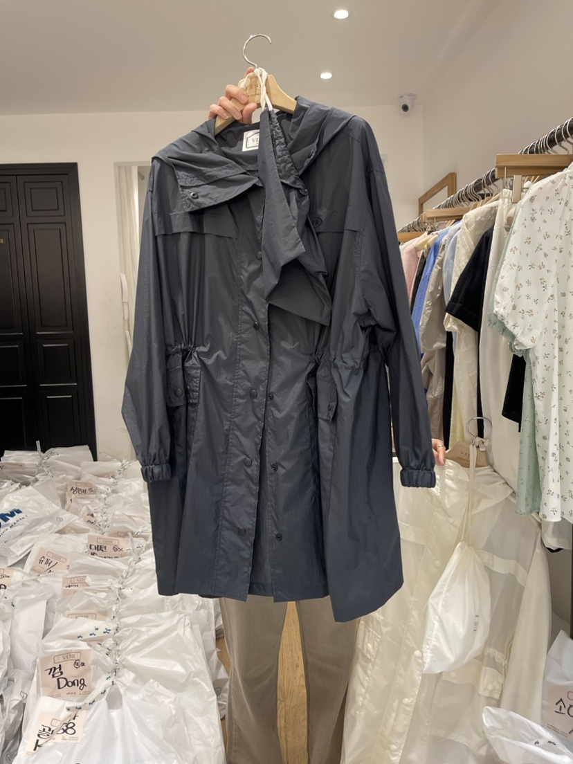 VENIR韓國直郵東大門代購女裝新品時尚真品人氣職業長款風衣VENIR-a長款風衣圖色4