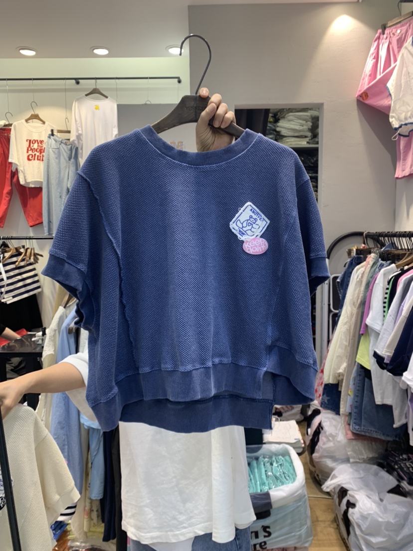 YESFREE直郵韓國代購女裝新品真品時尚熱賣推薦職業休閑T恤YESFREET恤圖色3
