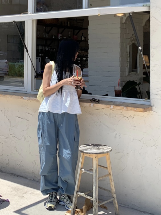 BONHEUR直郵韓國代購女裝新品人氣職業時尚24春夏吊帶背心CHARMING吊帶/背心