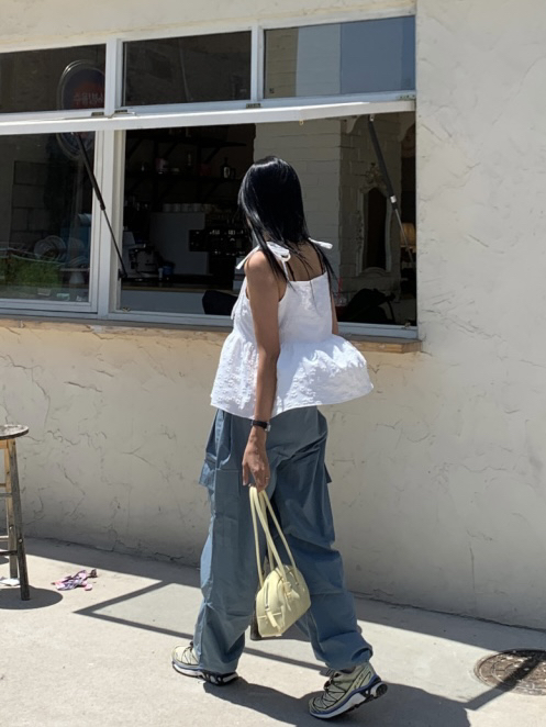 BONHEUR直郵韓國代購女裝新品人氣職業時尚24春夏吊帶背心CHARMING吊帶/背心