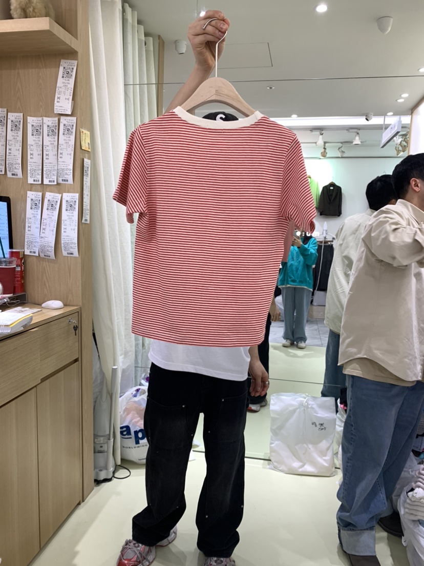 eum韓國直郵女裝新品真品人氣職業24春夏熱賣時尚休閑T恤EUMT恤