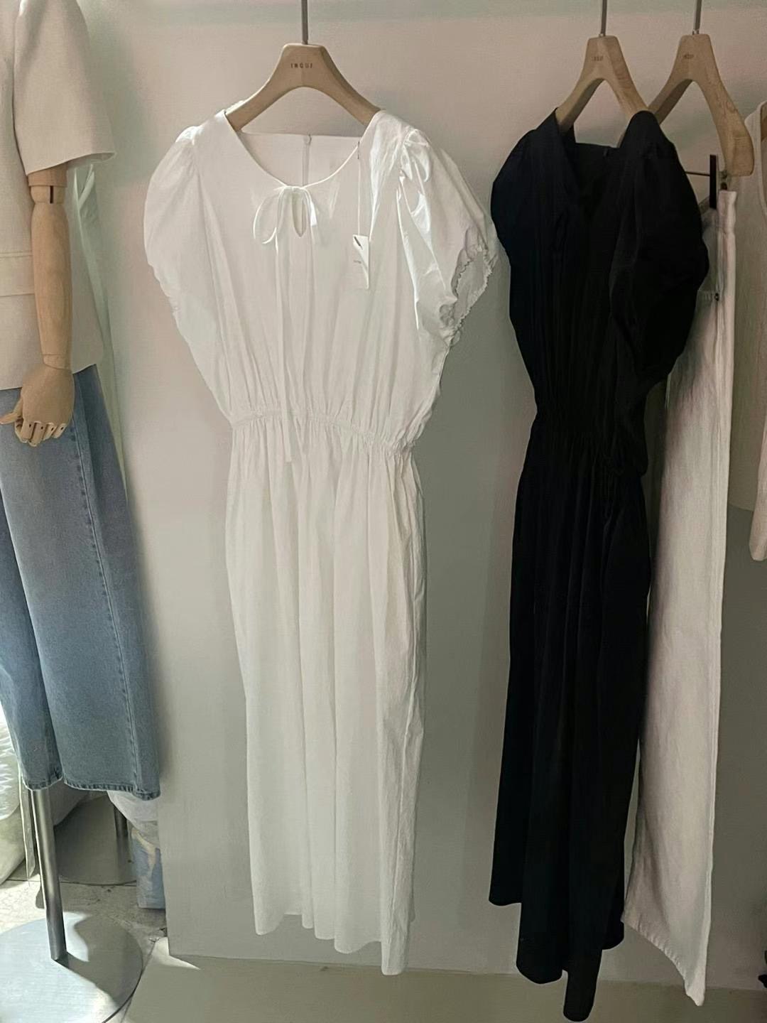 FLUTTER韓國直郵東大門實拍女裝新品時尚24春夏職業連衣裙FLUTTER/INOUF連衣裙圖色2左二色