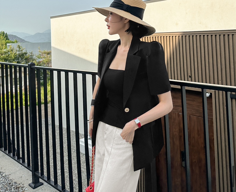 LEA/ASHER-J韓國直郵東大門實拍女裝新款24春夏職業夾克이향夾克