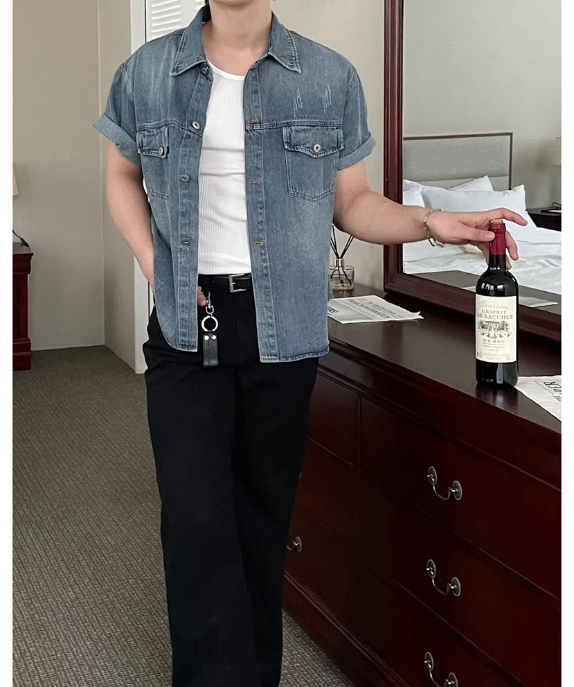 OUR ROOM-男裝韓國直郵女裝新品推薦24春夏時尚襯衫蕾絲衫OUR ROOM襯衫/蕾絲衫