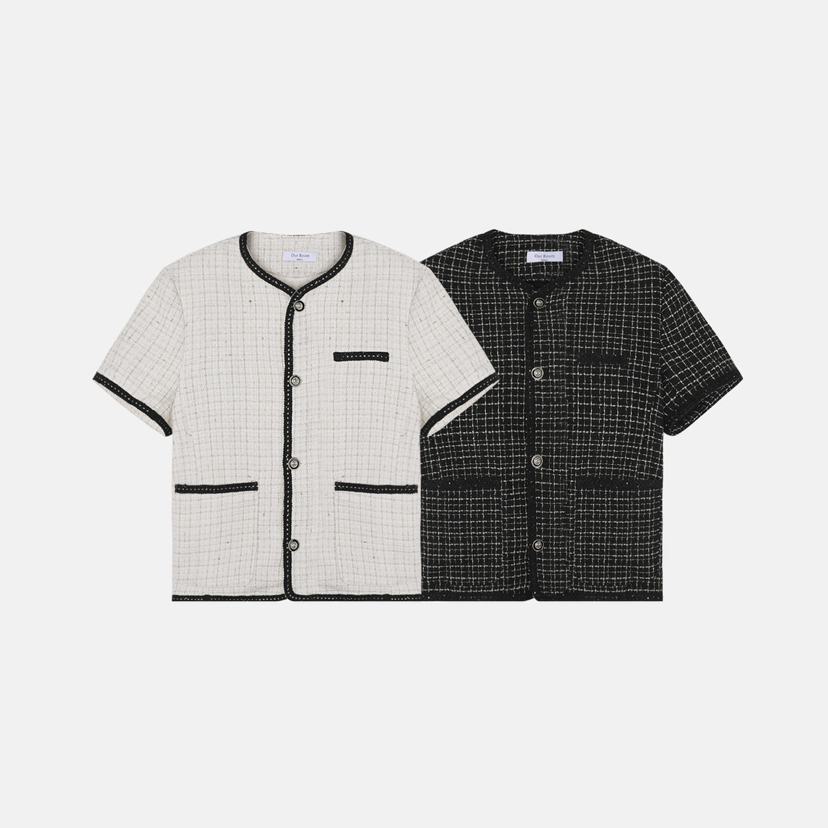 OUR ROOM-男裝韓國直郵東大門實拍女裝新品時尚休閑夾克花呢Our Room/Our Wave夾克