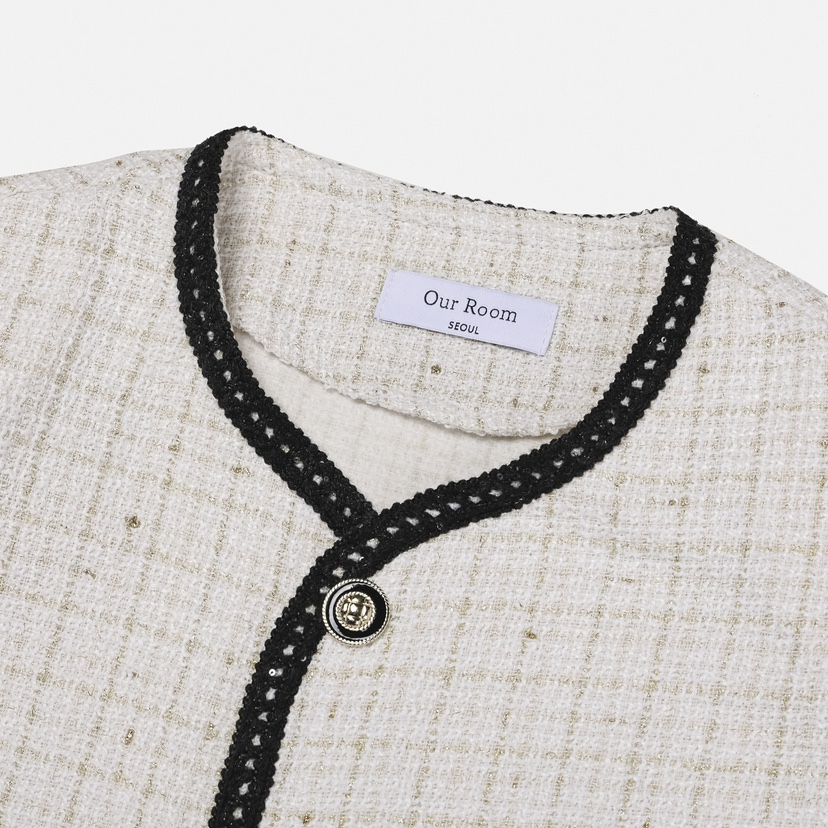 OUR ROOM-男裝韓國直郵東大門實拍女裝新品時尚休閑夾克花呢Our Room/Our Wave夾克