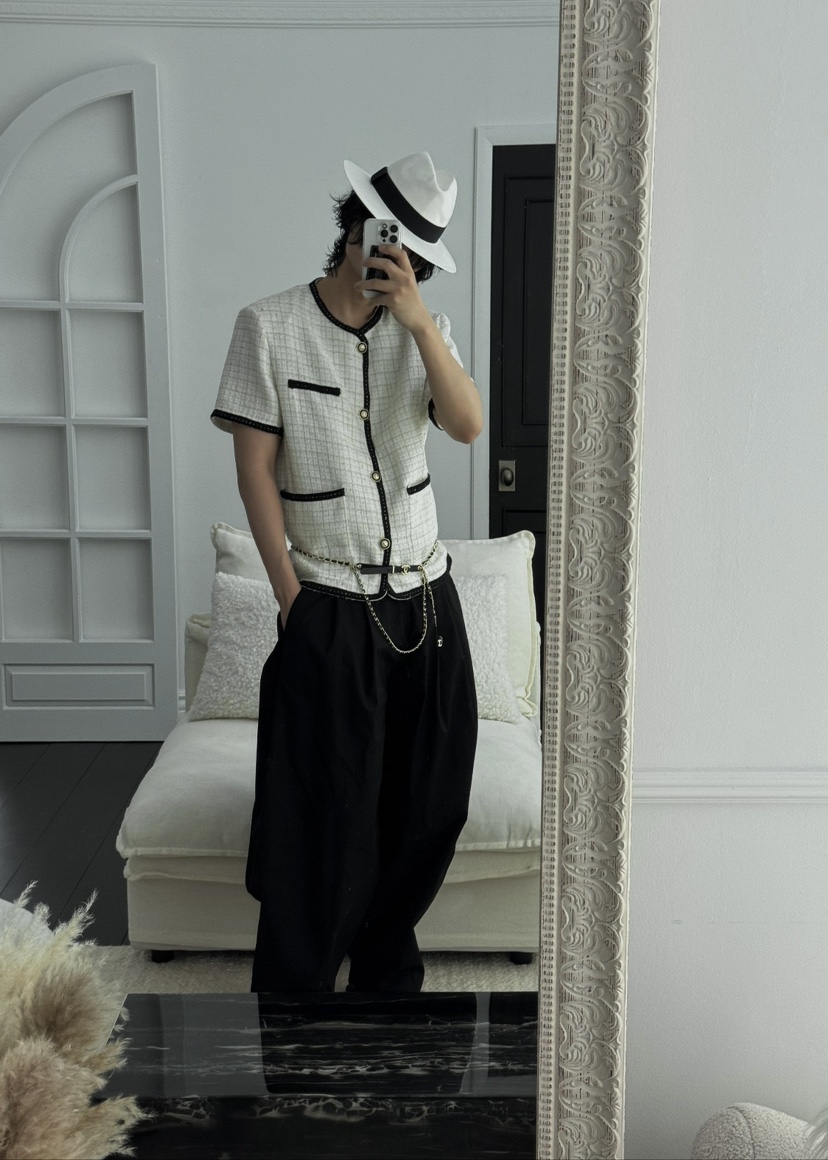 OUR ROOM-男裝韓國直郵東大門實拍女裝新品時尚休閑夾克花呢Our Room/Our Wave夾克