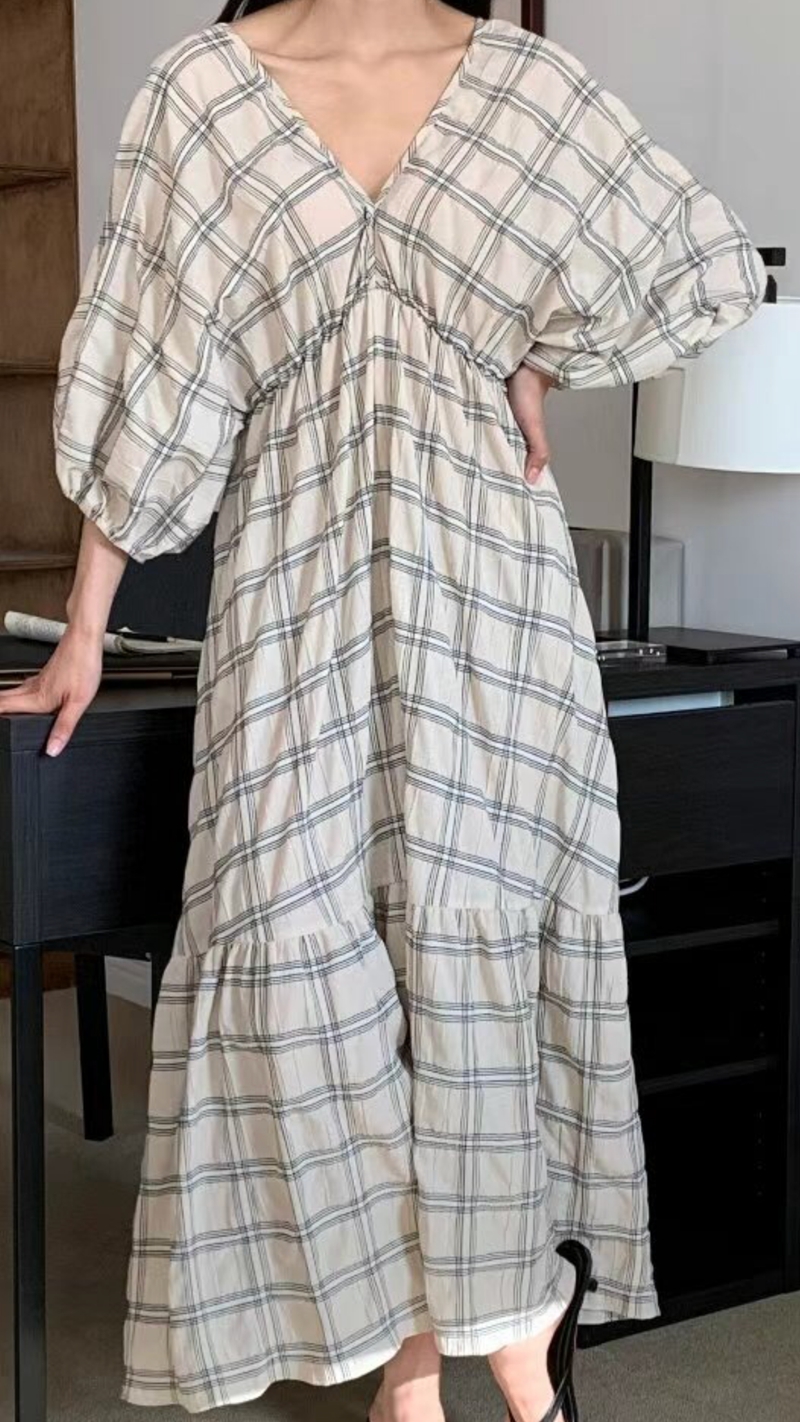 STYLE LOUNGE韓國直郵女裝新款推薦24春夏人氣連衣裙格紋STYLE LOUNGE連衣裙