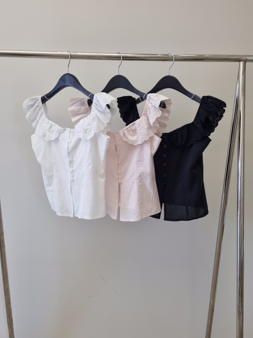 VERANDA直郵韓國代購女裝新款熱賣24春夏推薦真品吊帶背心VERANDA吊帶/背心