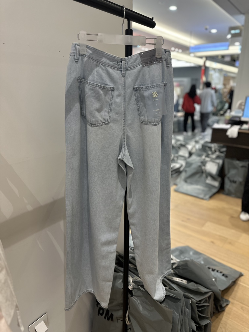 WE ARE/WELOVER韓國直郵東大門實拍女裝新品時尚職業牛仔褲SHOP_WE ARE牛仔褲