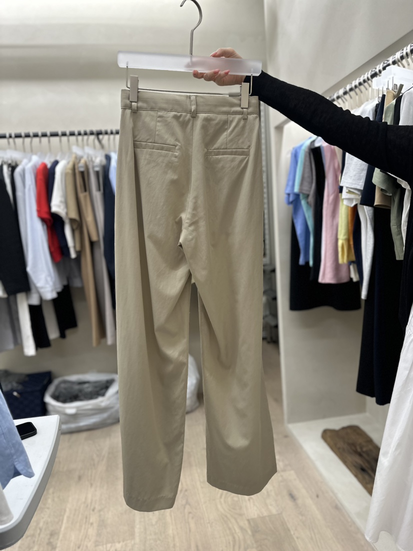 Waller韓國直郵女裝新品職業休閑時尚24春夏人氣推薦休閑褲NOTHING休閑褲