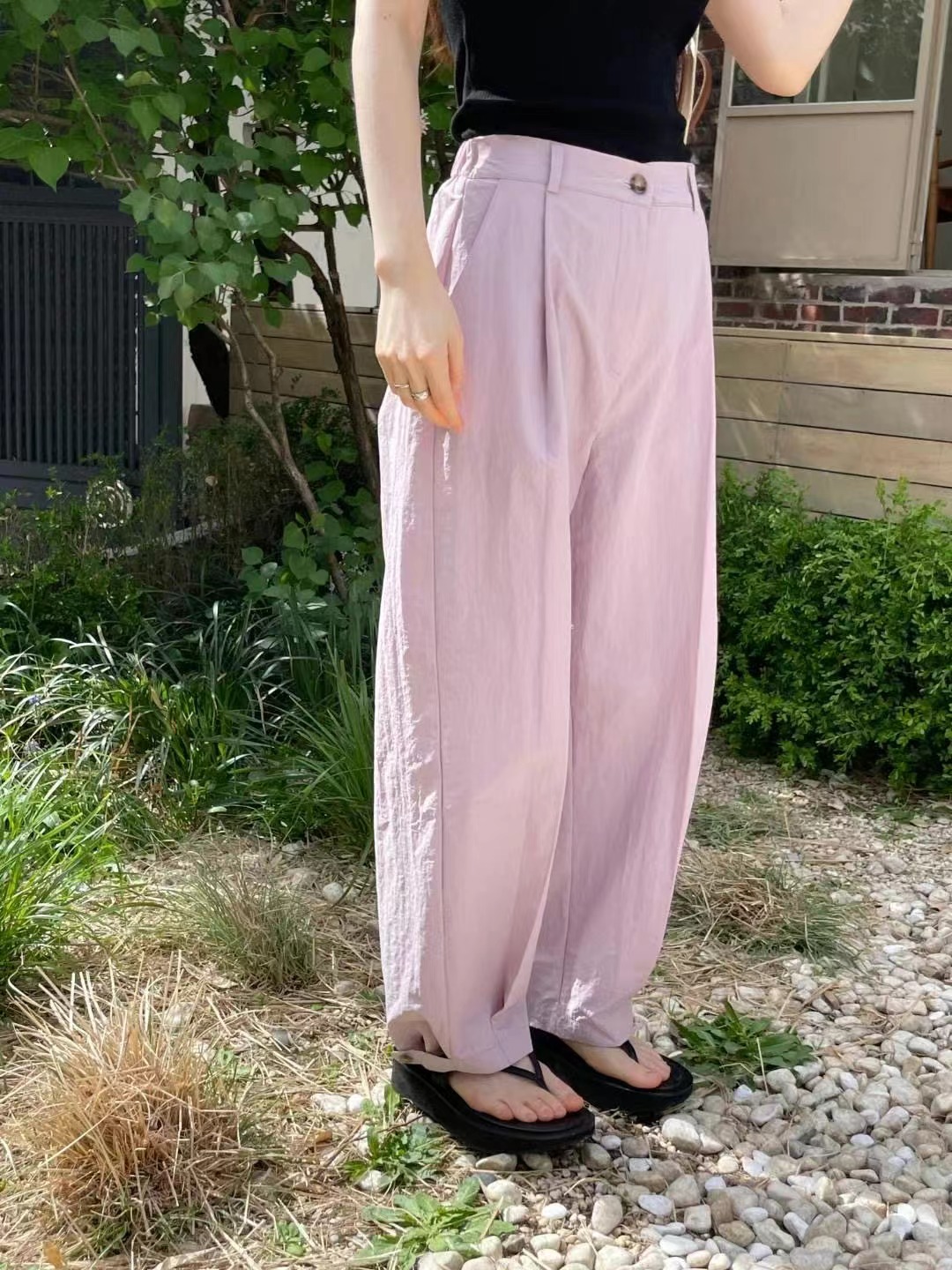 WEARRAW直郵韓國代購女裝新款24春夏職業真品休閑推薦休閑褲WEARRAW休閑褲
