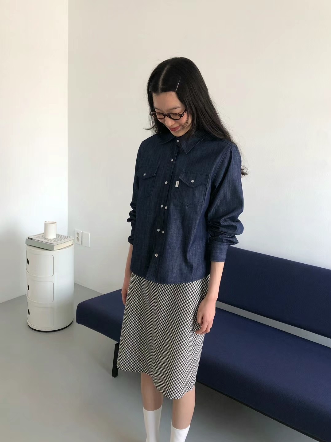WEATHER韓國直郵東大門實拍女裝新款推薦人氣職業襯衫蕾絲衫JOURNAL襯衫/蕾絲衫