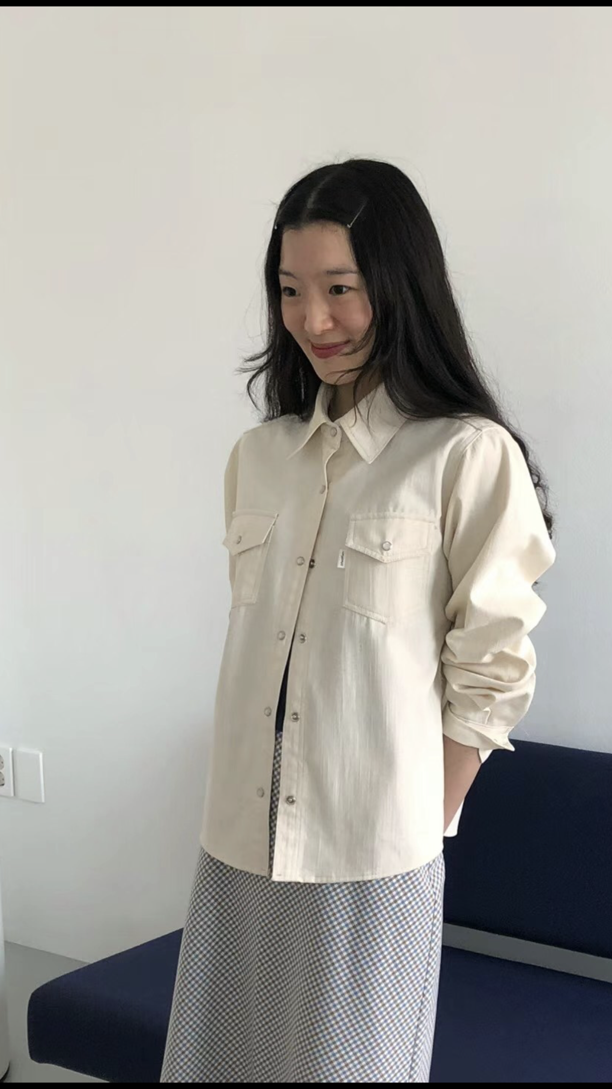 WEATHER韓國直郵東大門實拍女裝新款推薦人氣職業襯衫蕾絲衫JOURNAL襯衫/蕾絲衫圖色2