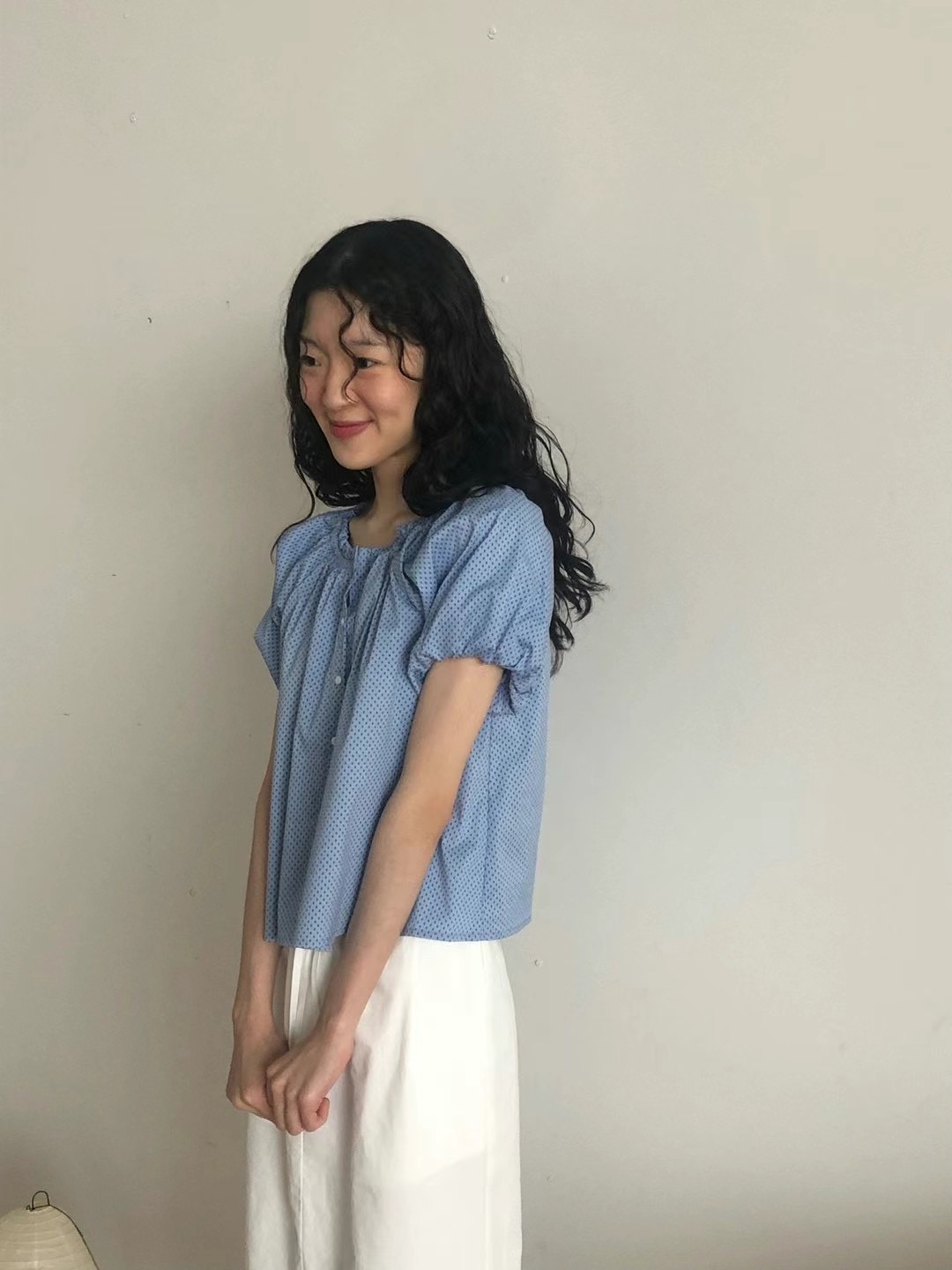 WEATHER韓國直郵東大門實拍女裝新品職業時尚人氣襯衫蕾絲衫JOURNAL襯衫/蕾絲衫圖色2