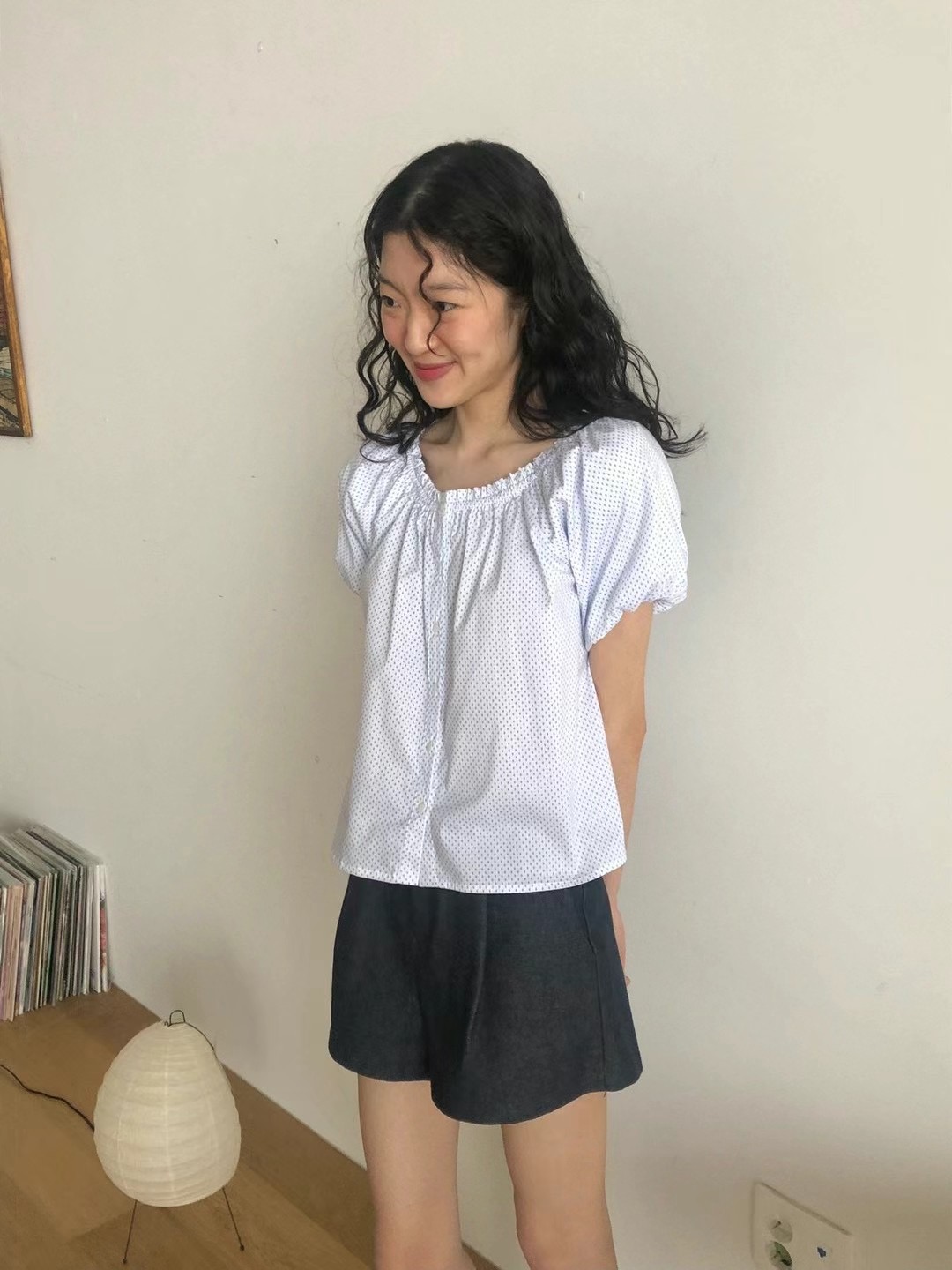 WEATHER韓國直郵東大門實拍女裝新品職業時尚人氣襯衫蕾絲衫JOURNAL襯衫/蕾絲衫圖色3
