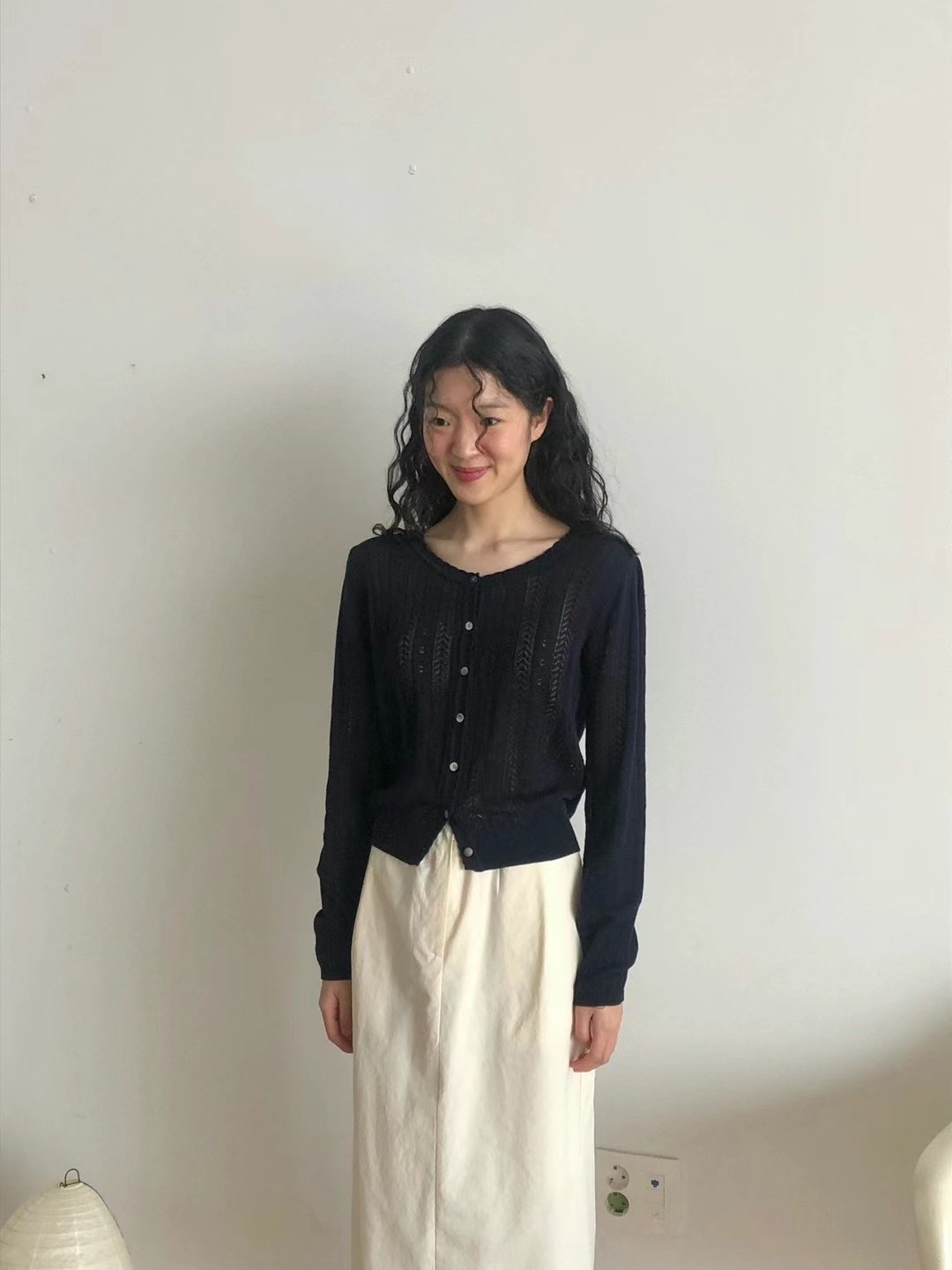 WEATHER直郵韓國代購女裝新品24春夏休閑時尚熱賣真品針織衫JOURNAL針織衫圖色2