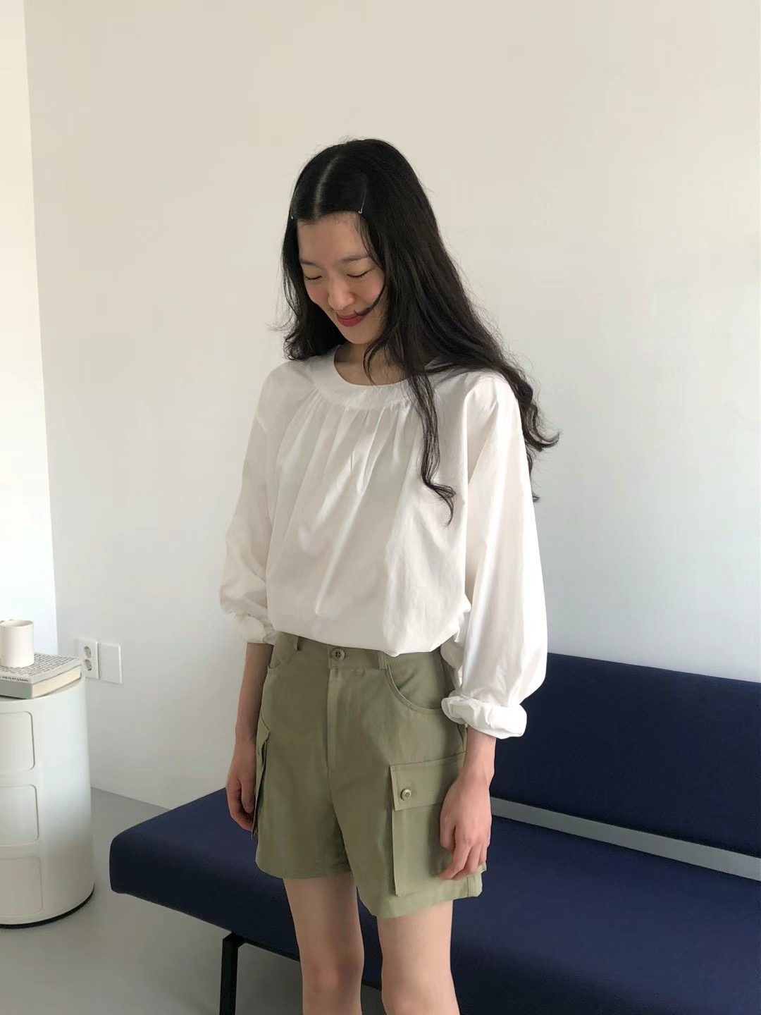 WEATHER韓國直郵女裝新品推薦休閑人氣熱賣職業真品襯衫蕾絲衫JOURNAL襯衫/蕾絲衫