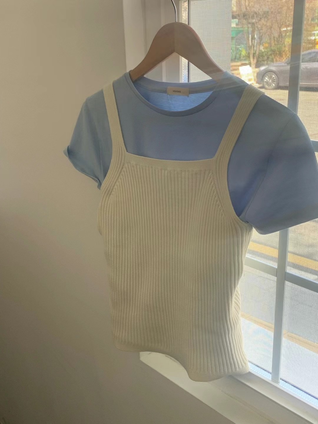 WEATHER直郵韓國代購女裝新款真品人氣熱賣推薦職業吊帶背心JOURNAL吊帶/背心