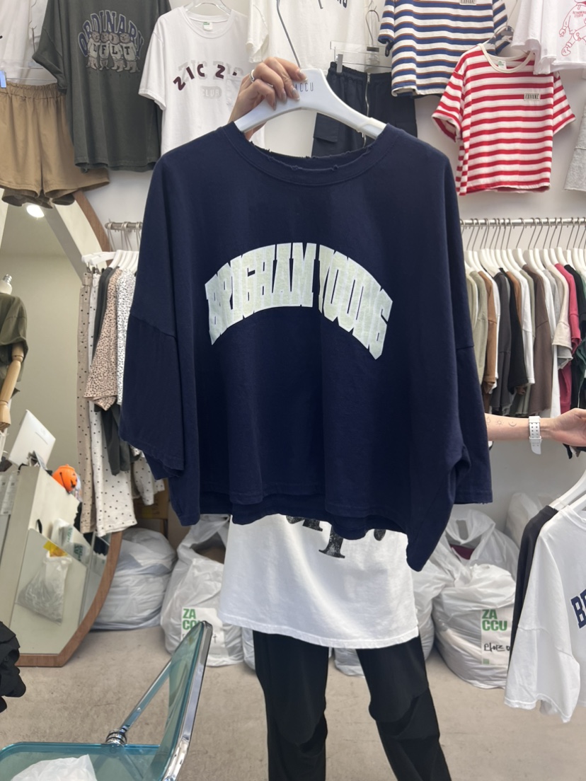 ZACCU直郵韓國代購女裝新品時尚休閑職業人氣真品推薦24春夏T恤ZACCUT恤圖色2