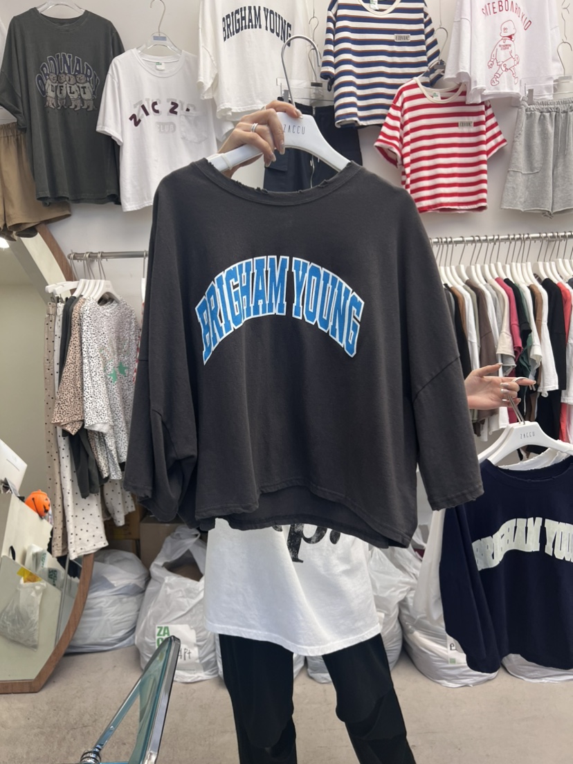ZACCU直郵韓國代購女裝新品時尚休閑職業人氣真品推薦24春夏T恤ZACCUT恤圖色3