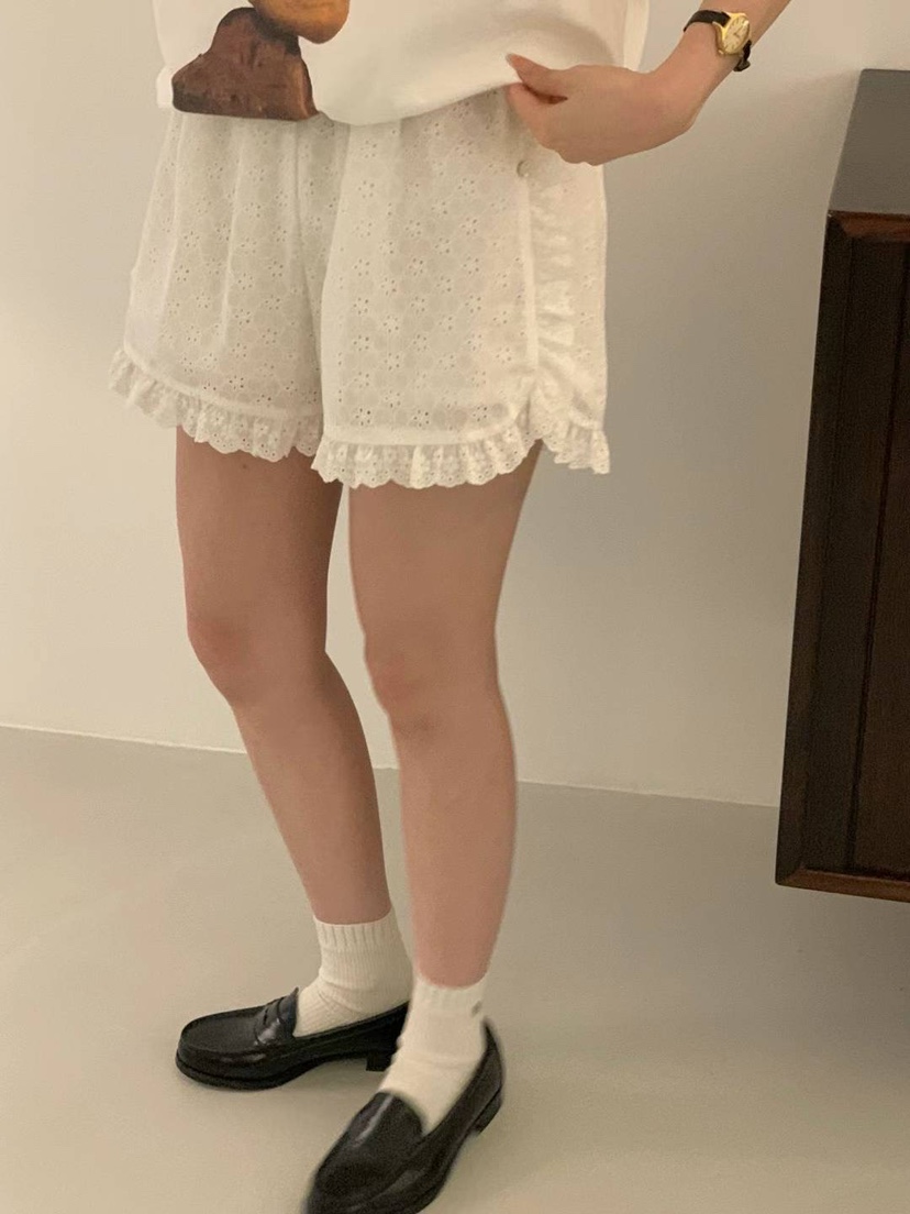 EGG/DS訂貨周期長韓國直郵東大門代購女裝新款休閑職業短褲PROJECT ELF/ELF-L短褲