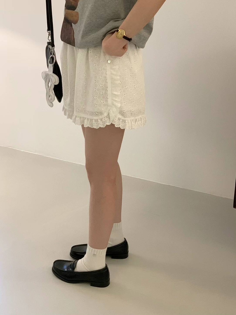 EGG/DS訂貨周期長韓國直郵東大門代購女裝新款休閑職業短褲PROJECT ELF/ELF-L短褲