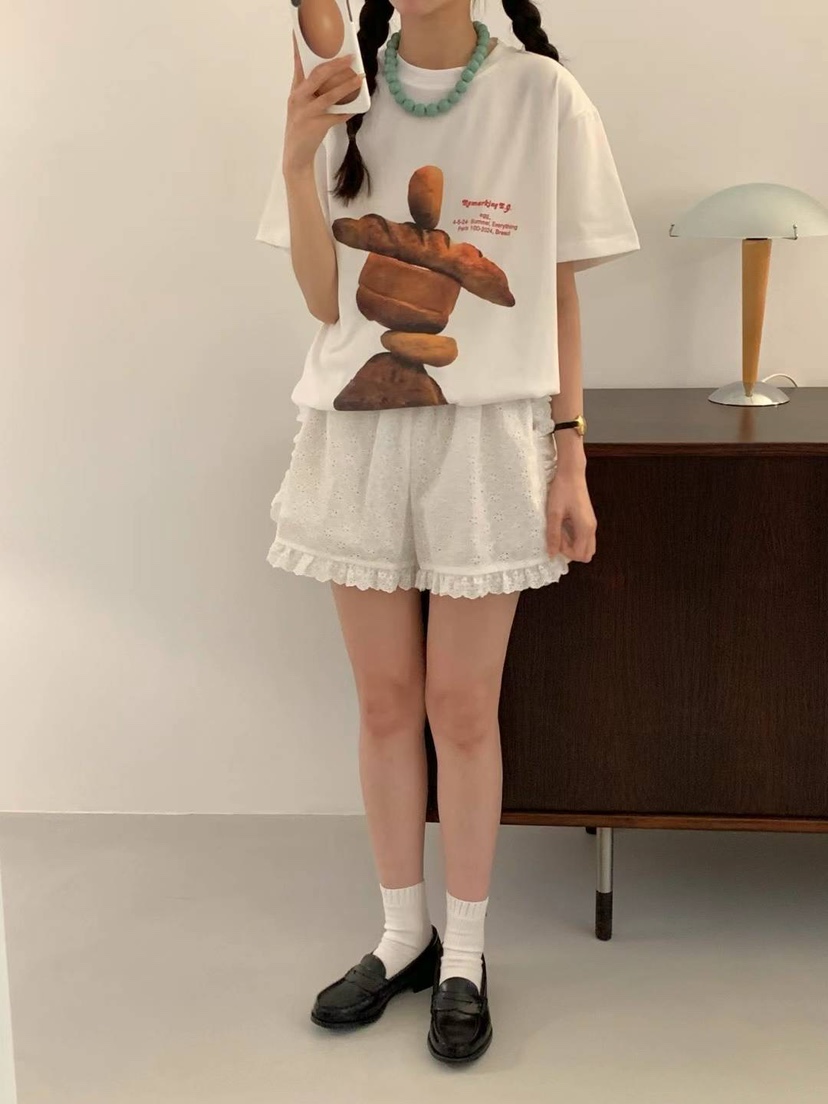 EGG/DS訂貨周期長韓國直郵女裝新品人氣時尚24春夏真品T恤PROJECT ELF/ELF-LT恤