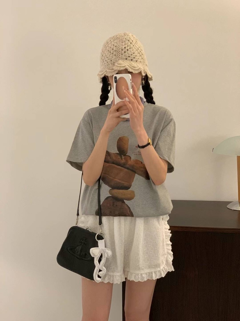 EGG/DS訂貨周期長韓國直郵女裝新品人氣時尚24春夏真品T恤PROJECT ELF/ELF-LT恤