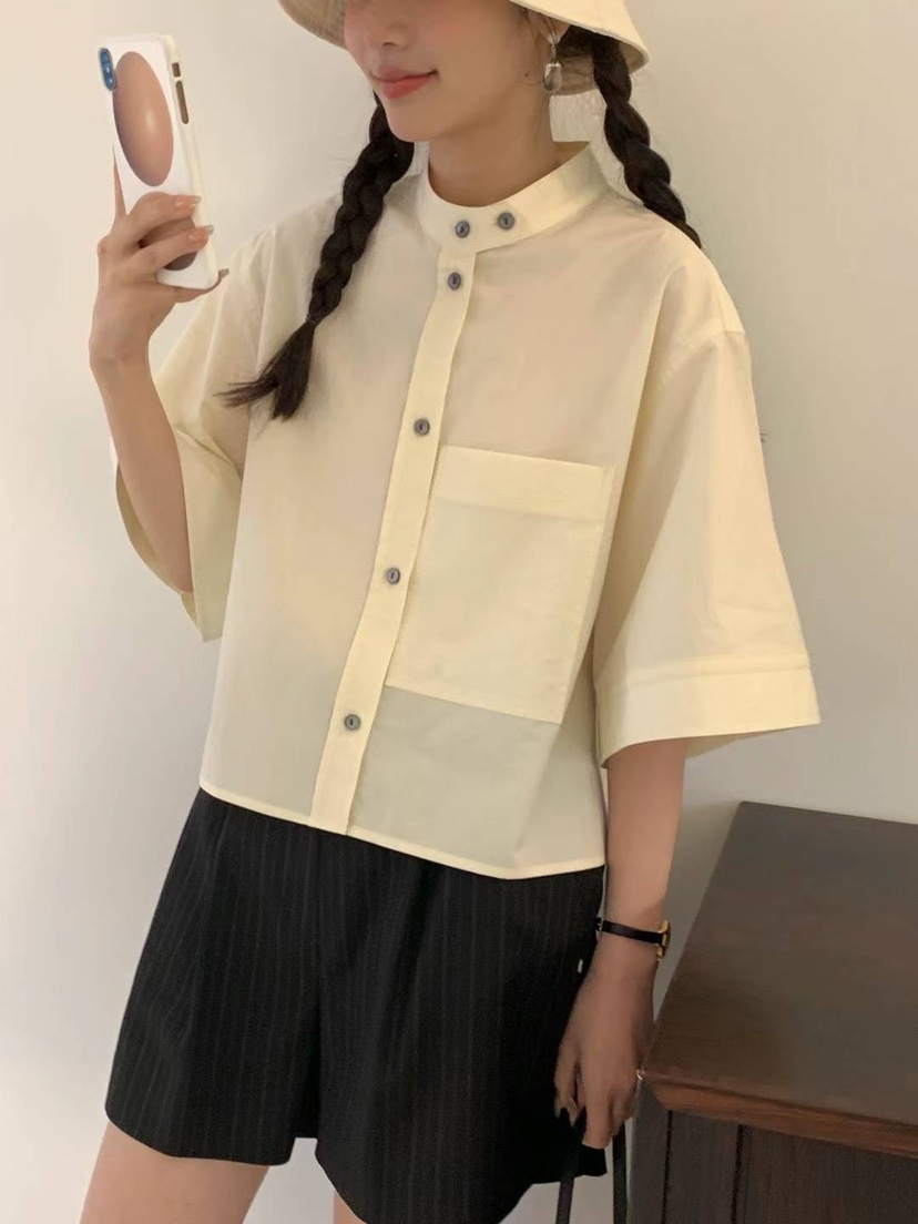 EGG/DS訂貨周期長韓國直郵東大門實拍女裝新款真品襯衫蕾絲衫PROJECT ELF/ELF-L襯衫/蕾絲衫
