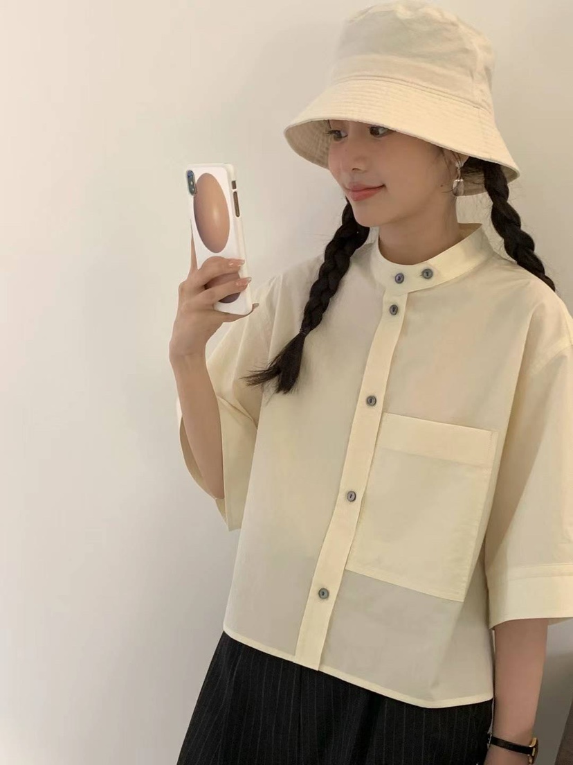 EGG/DS訂貨周期長韓國直郵東大門實拍女裝新款真品襯衫蕾絲衫PROJECT ELF/ELF-L襯衫/蕾絲衫