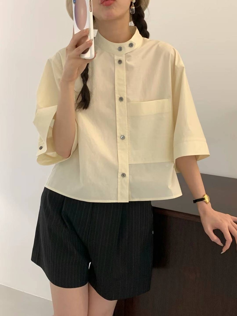 EGG/DS訂貨周期長韓國直郵東大門實拍女裝新款真品襯衫蕾絲衫PROJECT ELF/ELF-L襯衫/蕾絲衫