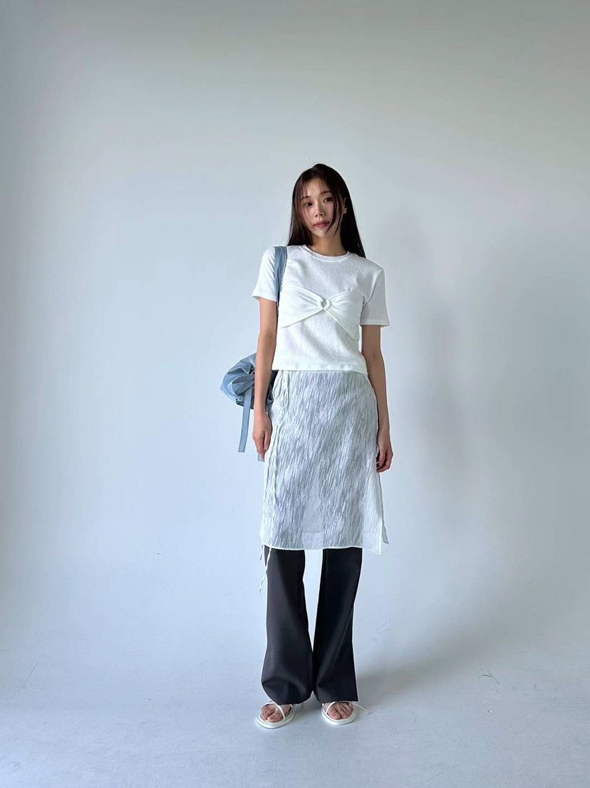 ELFIN韓國直郵東大門代購女裝新品推薦休閑熱賣時尚人氣短裙TOPDRESSING短裙