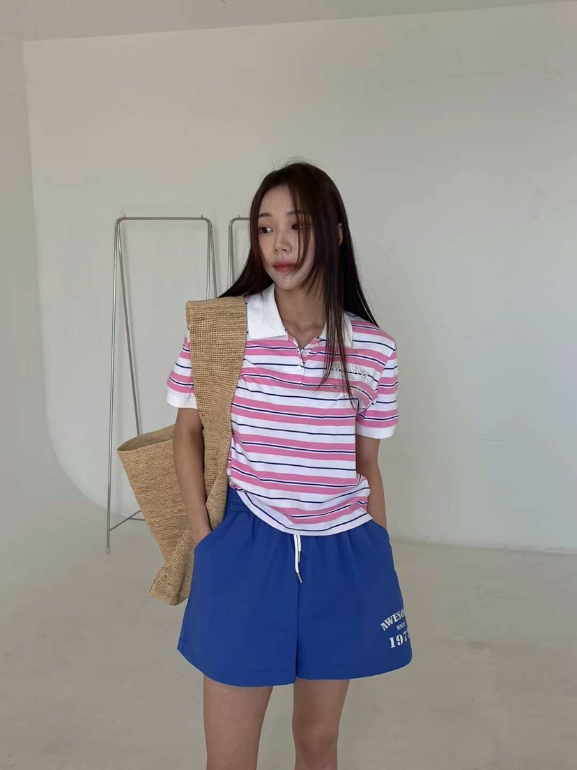 ELFIN韓國直郵東大門實拍女裝新品熱賣真品人氣24春夏T恤TOPDRESSINGT恤