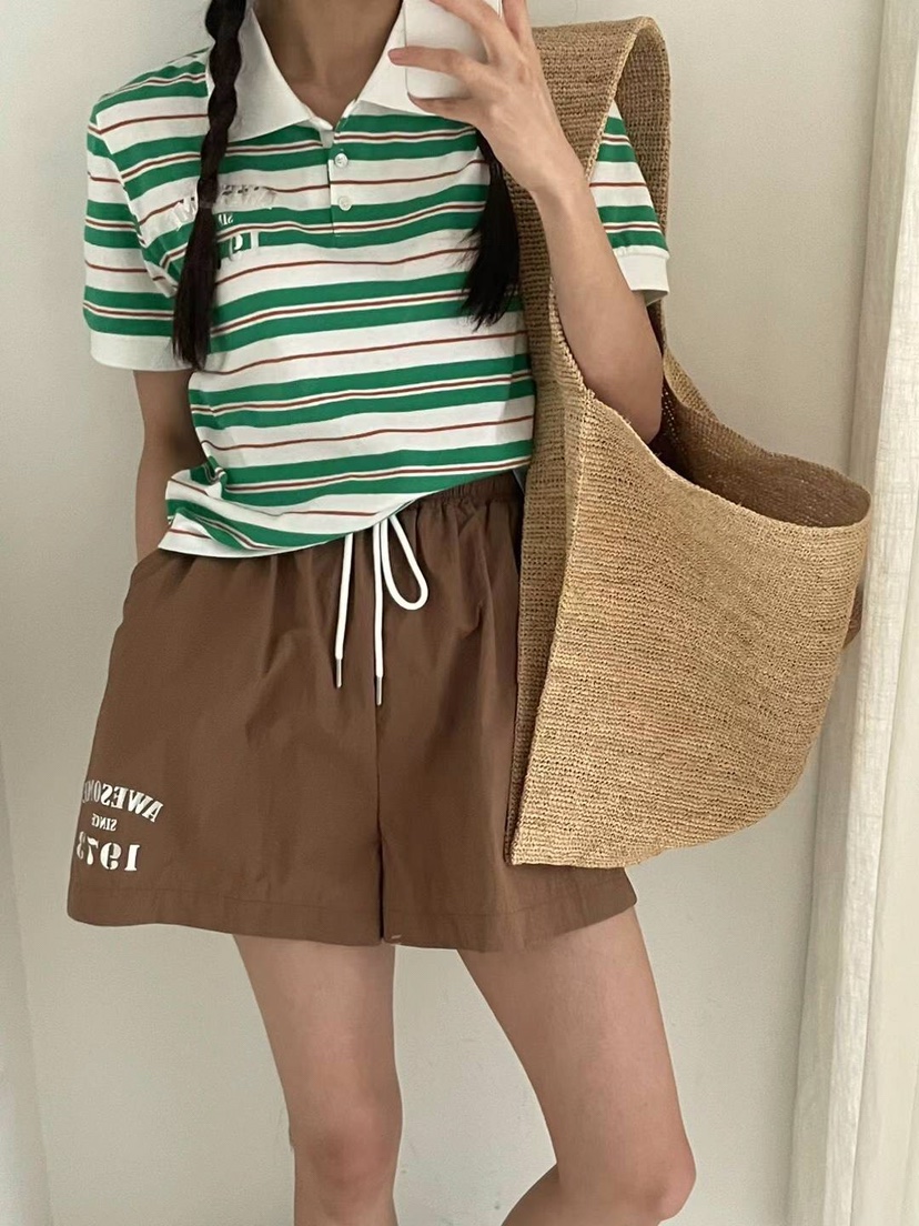 ELFIN韓國直郵東大門實拍女裝新品熱賣真品人氣24春夏T恤TOPDRESSINGT恤