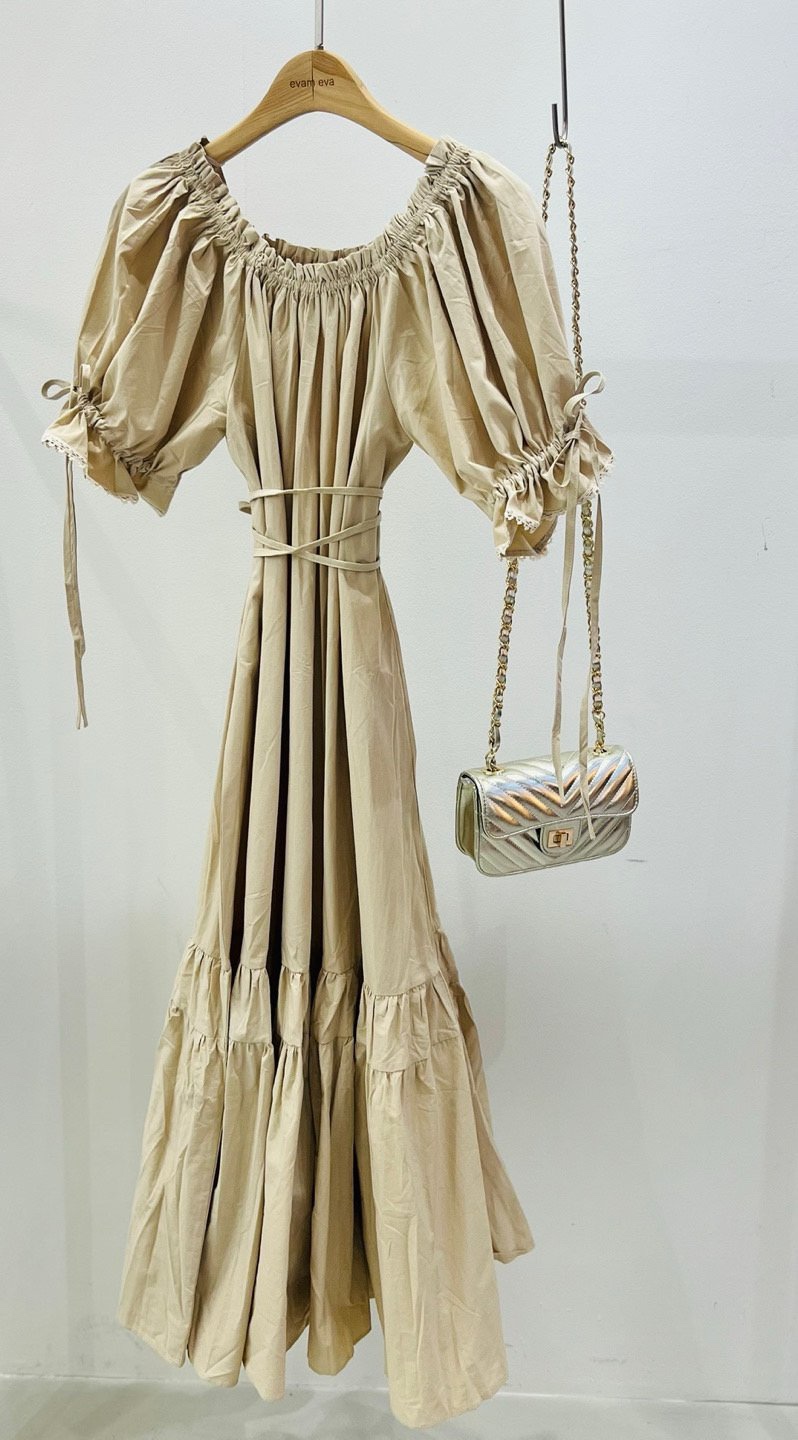 EVAMEVA直郵韓國代購女裝新款時尚熱賣職業24春夏真品連衣裙EVAMEVA/ELCROQUIS連衣裙