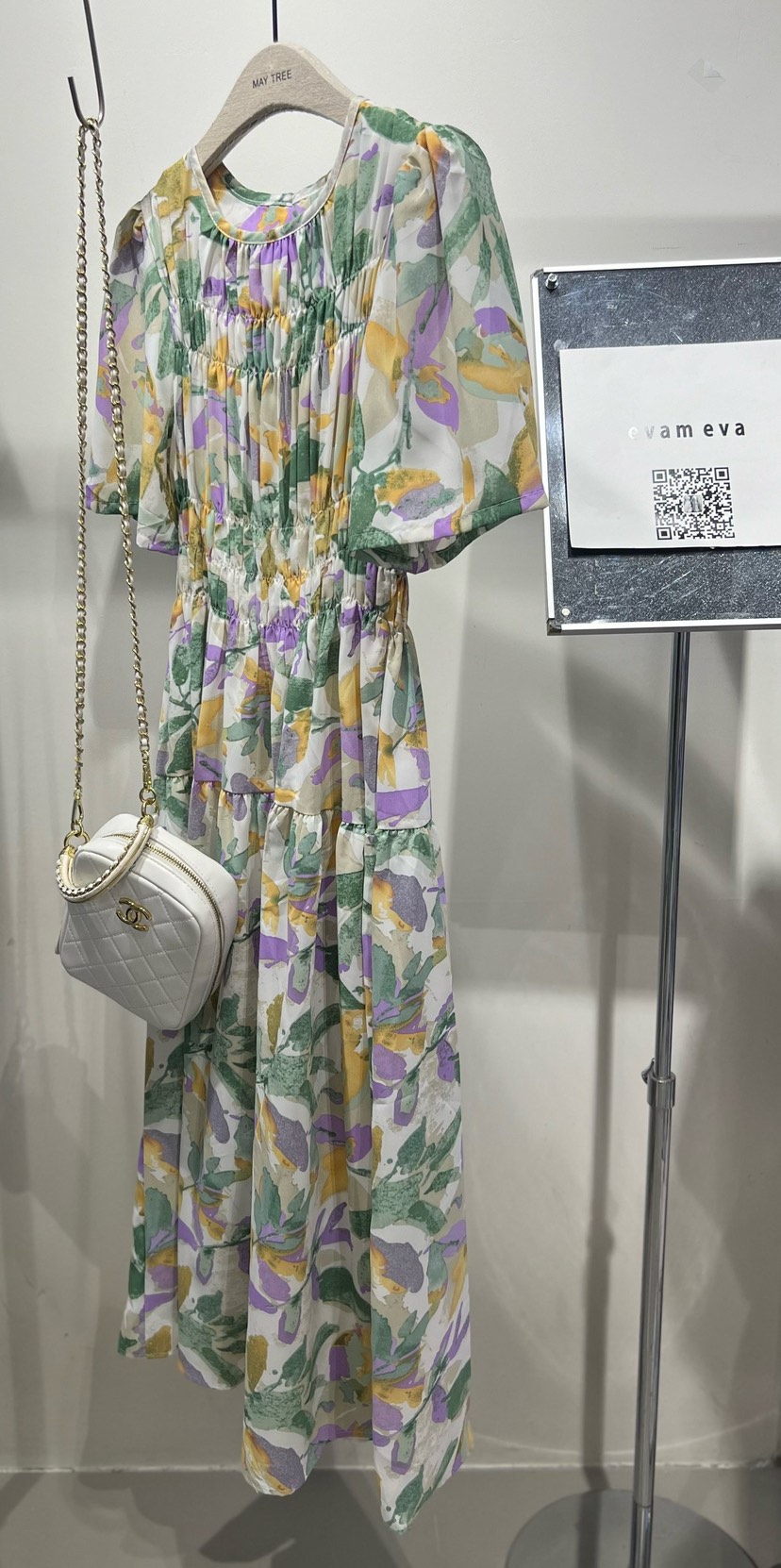 EVAMEVA韓國直郵東大門代購女裝新品24春夏職業人氣連衣裙EVAMEVA/ELCROQUIS連衣裙圖色2