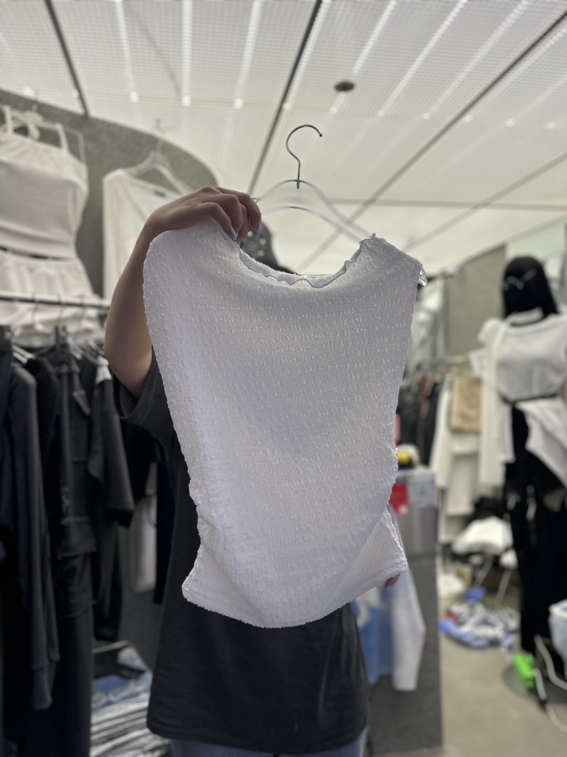 EXIT韓國直郵東大門實拍女裝新款人氣時尚熱賣24春夏休閑T恤EXITT恤